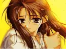 Shy anime girl