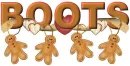 Gingerbread boots