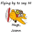 flying by to say hi