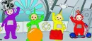 the 4 Teletubbies 