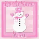 Pink snowman Missy