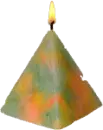 pyramid candle