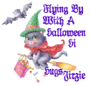 Flying By With A Halloween Hi Hugs, Jirzie