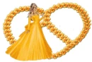 Flowers pretzel with wife