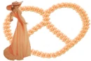 Flowers pretzel with wife