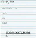 TWILIGHT SHOPPING LIST 