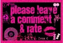 Leave a comment and rate