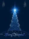 BLUE CHRISTMAS TREE
