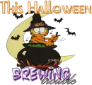 This halloween trouble garfield cat