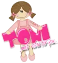 Toni just voted for you!