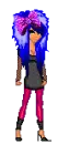 Purple hair