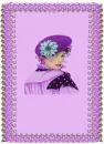 Flowers frame with wife