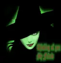 halloween witch thinking of you