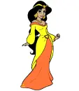 Princess Jasmine - Yellow/Orange