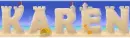 Karen sandcastle