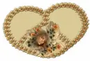 Flowered pretzel with wife