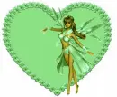 Heart with Flower lady