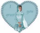 Heart with Flower lady