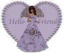 Heart with Flower lady