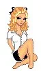 sitting girl