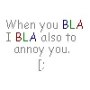 Blah.