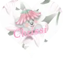 Pink Flower Heart - Chrissi