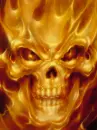 flame skull