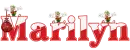 NAME MARILYN/RED/WHITE CHRISTMAS