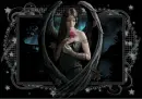 goth angel with rose