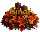 Autumn Floral with Candles - Cindi