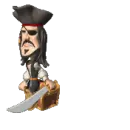 pirate land lubber text