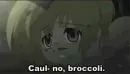 Which is Green, Cauliflower or Broccoli?
