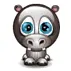 Cute hippo