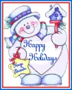 Happy Holidays Hugs, Brenda