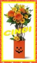 Trick or Treat Bag With Flowers - Cindi