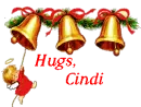 Christmas Bells with Angel- Hugs - Cindi