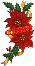 Christmas Red Poinsettia - Cindi