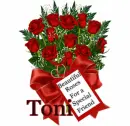 Roses for a friend  Toni
