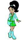 Polly Pocket - blue/Green