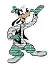 Goofy -  green/ white