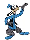 Goofy -  blue/black