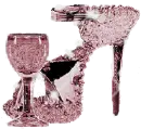 Glass shoe glass