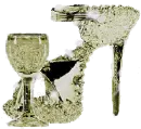 Glass shoe glass