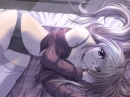 lying down