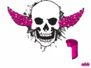 ashlee pink skull