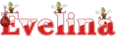 NAME EVALINA/CHRISTMAS/RED/WHITE