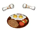 breakfast plate
