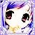  scared purple girl 