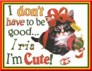 Iris ~ I Don't Have To Be Good I'm Cute!
