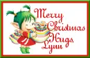 Merry Christmas Hugs, Lynn